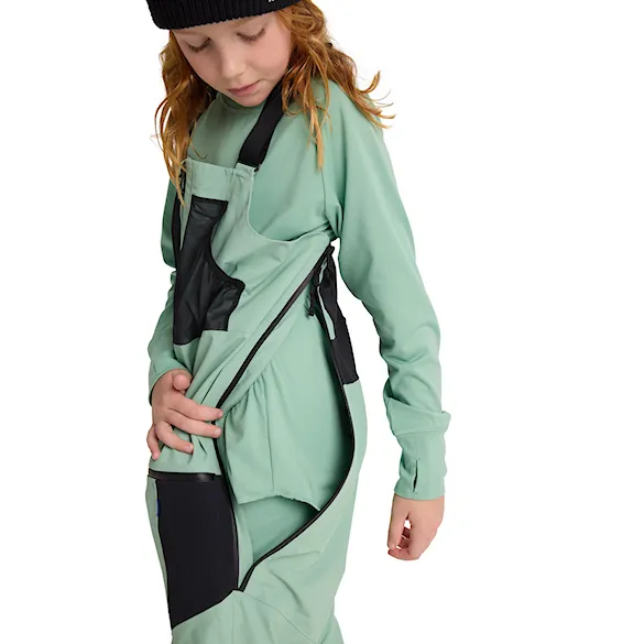 Spodnie snowboardowe Burton Kids Outbeam 3L Bib soft sage/trublk 2026 - 4