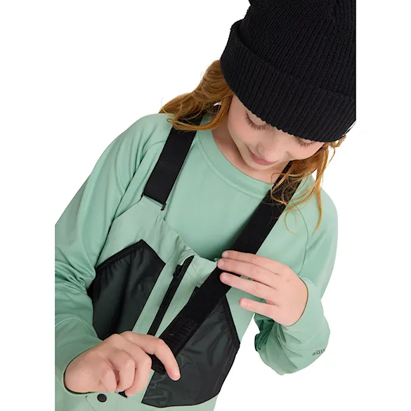 Spodnie snowboardowe Burton Kids Outbeam 3L Bib soft sage/trublk 2026 - 6