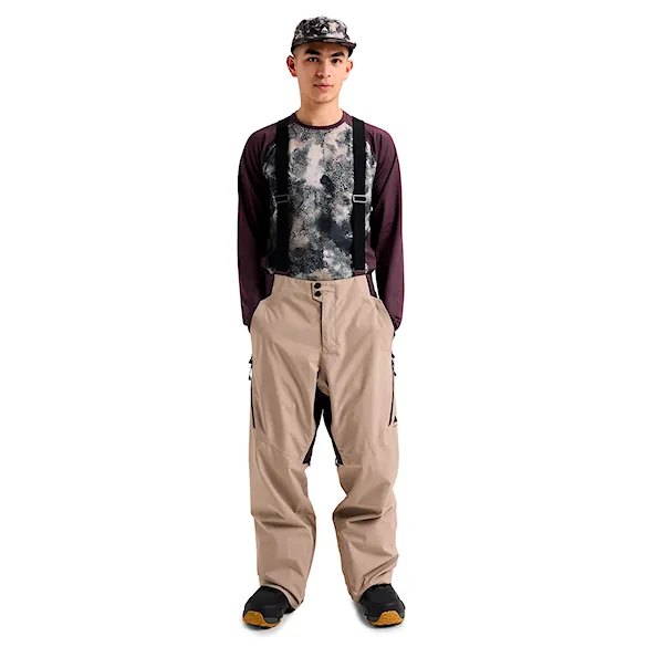 Kalhoty na snowboard Burton Reserve 2L 3In1 Pant bear hug brown/summit taupe 2027 - 1