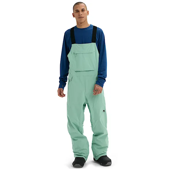 Snowboard Pants Burton Reserve Bib soft sage 2026 - 1