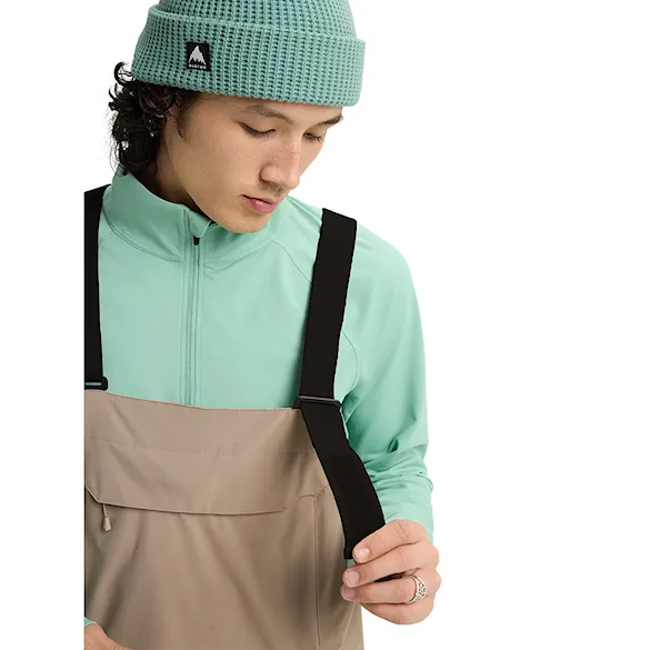 Kalhoty na snowboard Burton Reserve Bib summit taupe 2027 - 4