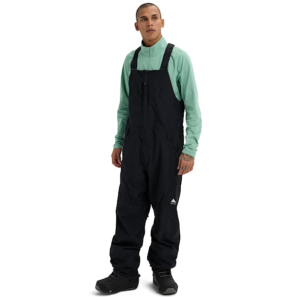 Nohavice na snowboard Burton Reserve Relaxed 2L Bib true black 2026 - 2