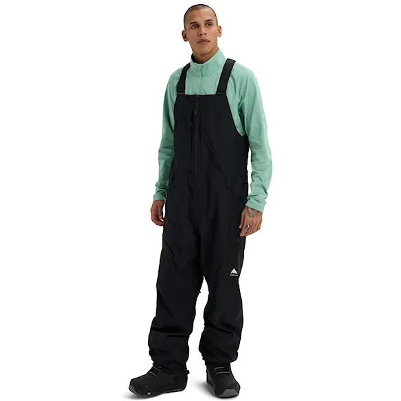 Kalhoty na snowboard Burton Reserve Relaxed 2L Bib true black 2027 - 2