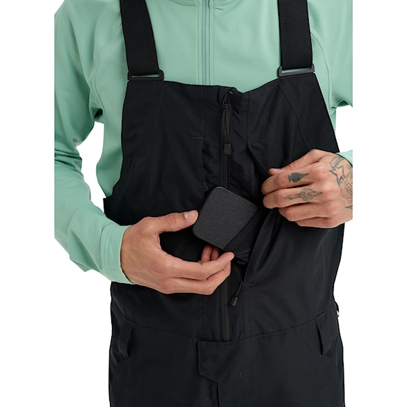 Nohavice na snowboard Burton Reserve Relaxed 2L Bib true black 2026 - 6