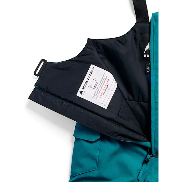 Kalhoty na snowboard Burton Toddler Maven Bib pacific teal 2027 - 3