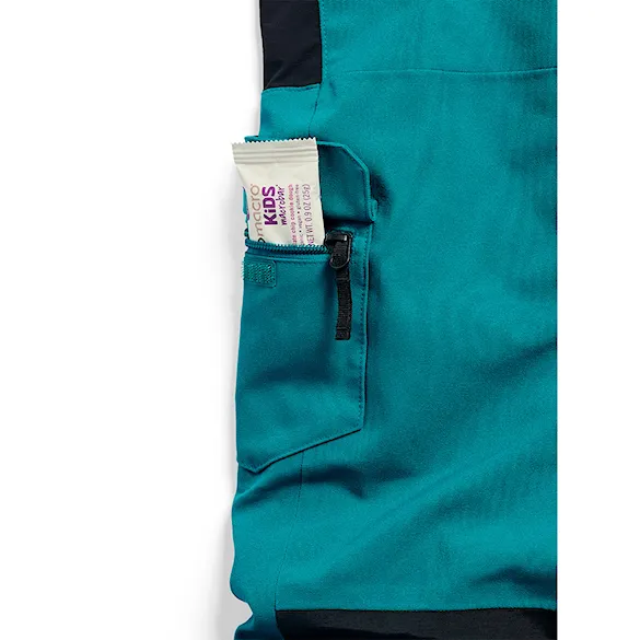 Kalhoty na snowboard Burton Toddler Maven Bib pacific teal 2027 - 4
