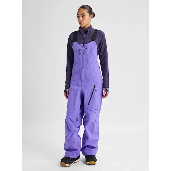 Kalhoty na snowboard Burton Wms Ak Gore-Tex Cyclic Bib Regular purple voltage 2027 - 3