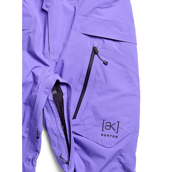 Kalhoty na snowboard Burton Wms Ak Gore-Tex Cyclic Bib Regular purple voltage 2027 - 6
