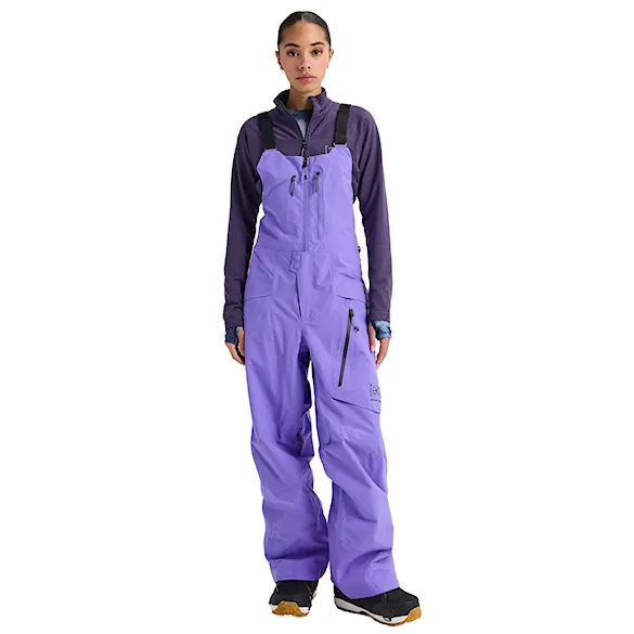 Kalhoty na snowboard Burton Wms Ak Gore-Tex Cyclic Bib Regular purple voltage 2027 - 1