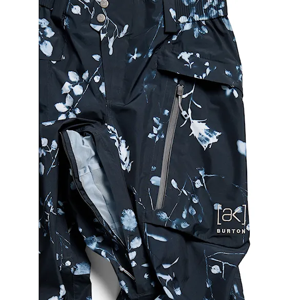 Kalhoty na snowboard Burton Wms Ak Gore-Tex Cyclic Pant cyanotype floral 2027 - 6