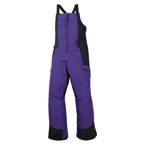 Kalhoty na snowboard Burton Wms GORE-TEX Reserve 2L Bib prism violet/true black 2026 - 9