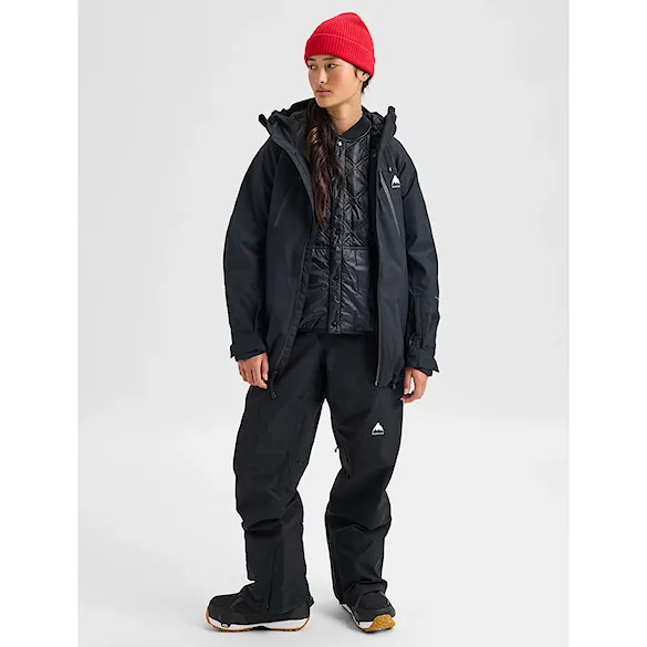 Spodnie snowboardowe Burton Wms Gore-Tex Reserve 2L Bib Short true black 2027 - 2