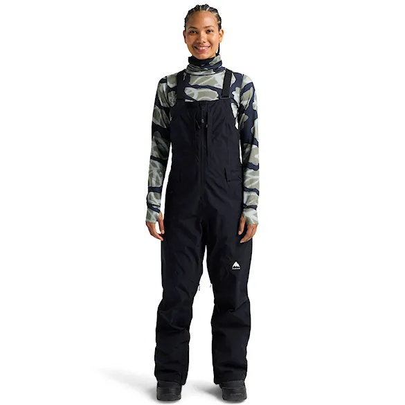 Kalhoty na snowboard Burton Wms GORE-TEX Reserve 2L Bib Regular true black 2027 - 1