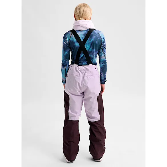 Kalhoty na snowboard Burton Wms Reserve 2L 3In1 Pant bear hug brown/moondust purple 2027 - 3