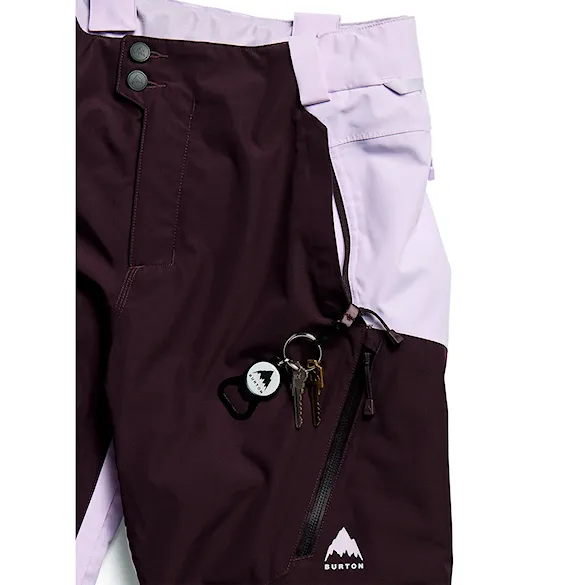 Kalhoty na snowboard Burton Wms Reserve 2L 3In1 Pant bear hug brown/moondust purple 2027 - 5