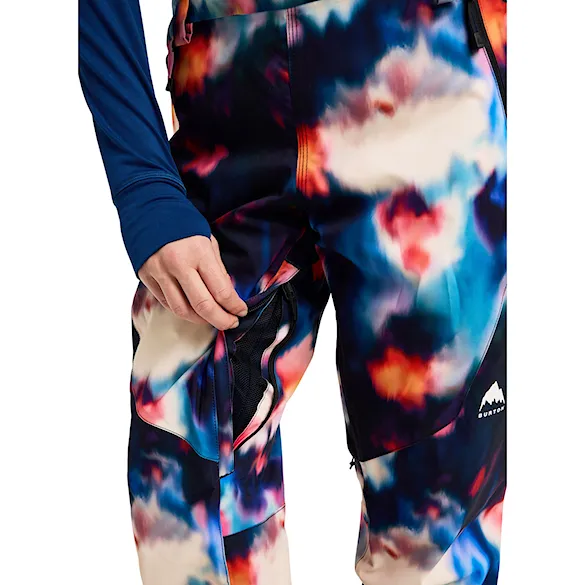Kalhoty na snowboard Burton Wms Reserve 2L Stretch Slim Bib floral blur 2026 - 6