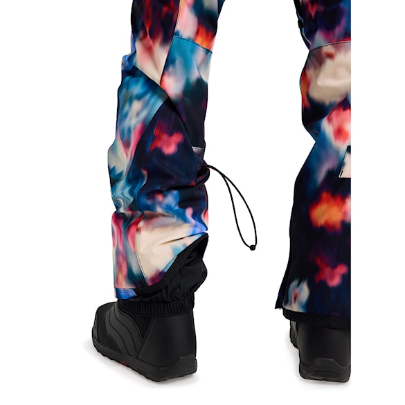 Kalhoty na snowboard Burton Wms Reserve 2L Stretch Slim Bib floral blur 2026 - 7