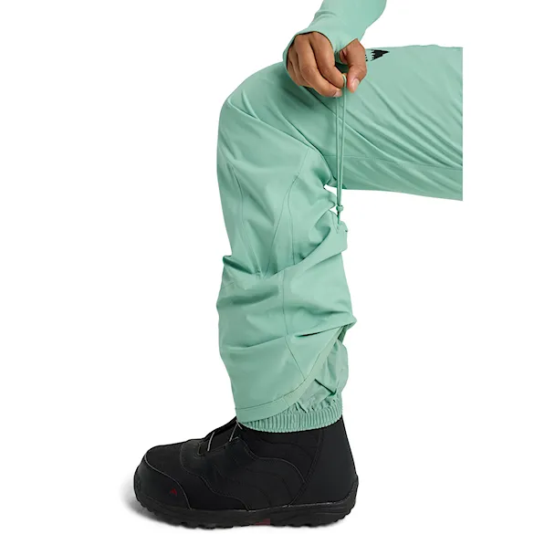 Nohavice na snowboard Burton Wms Reserve 2L Stretch Slim Bib soft sage 2026 - 7