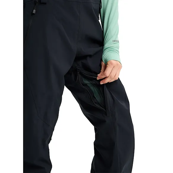 Snowboard Pants Burton Wms Reserve 2L Stretch Slim Bib true black 2026 - 6