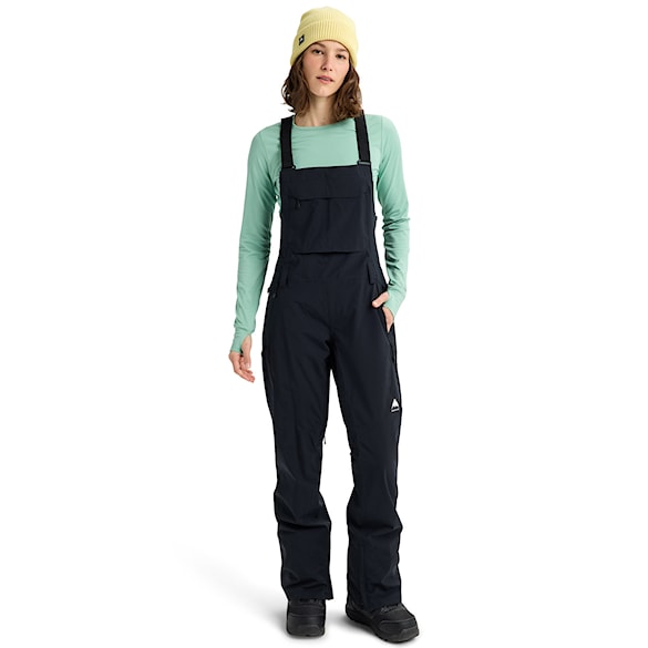Snowboard Pants Burton Wms Reserve 2L Stretch Slim Bib true black 2026 - 9