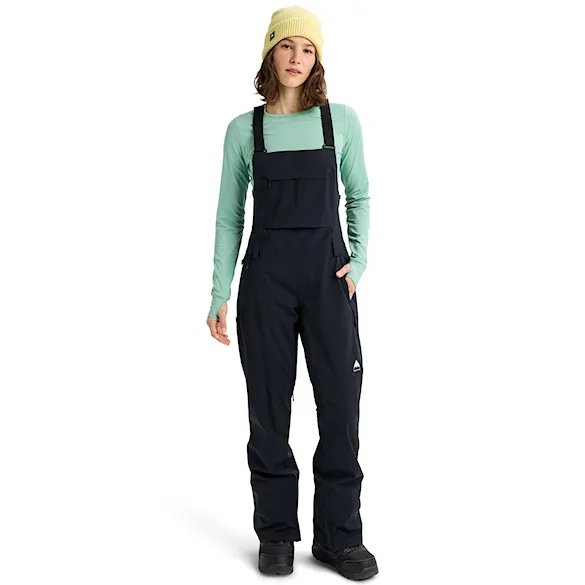 Snowboard Pants Burton Wms Reserve 2L Stretch Slim Bib true black 2026 - 9