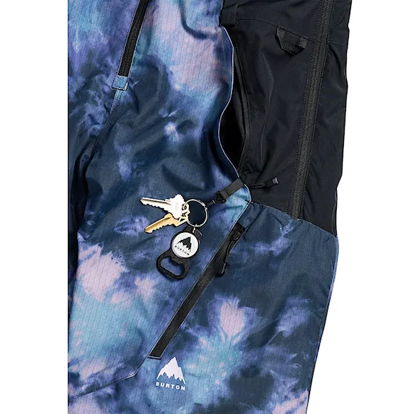 Nohavice na snowboard Burton Wms Reserve Bib crystal dye/true black 2027 - 6