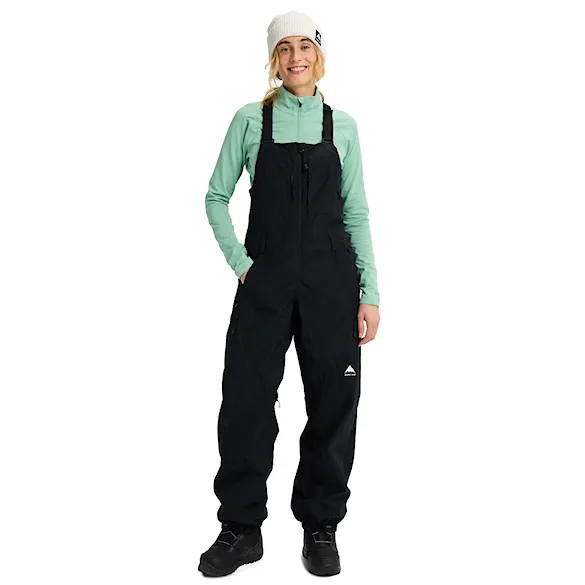 Kalhoty na snowboard Burton Wms Reserve Bib true black 2027 - 1