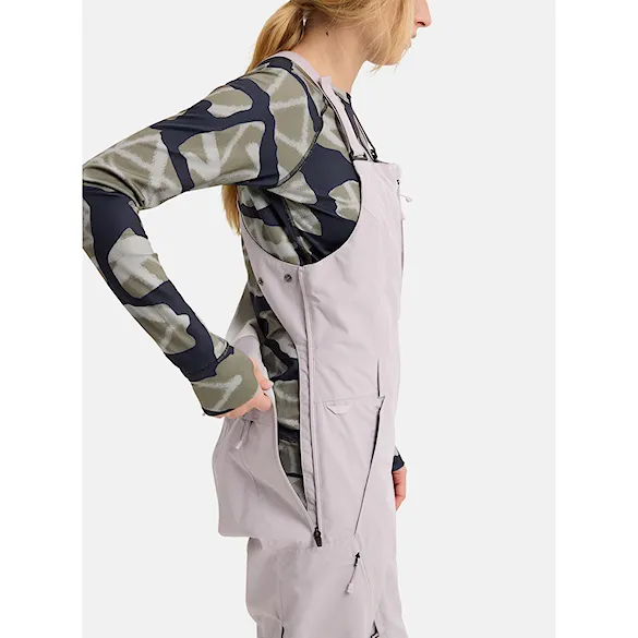 Nohavice na snowboard Burton Wms Reserve Bib washed lavender 2026 - 7
