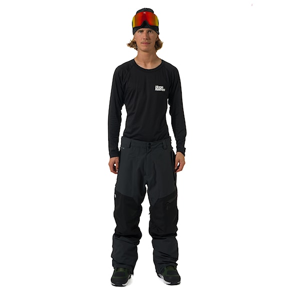 Nohavice na snowboard Horsefeathers Nelson phantom/black 2026 - 5