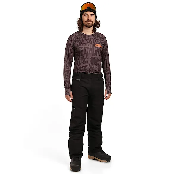 Kalhoty na snowboard Horsefeathers Signal black 2027 - 5