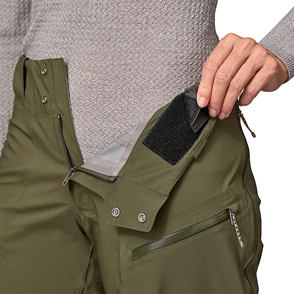 Snowboard Pants Patagonia W's Stormstride Pants pine needle green 2025 - 11