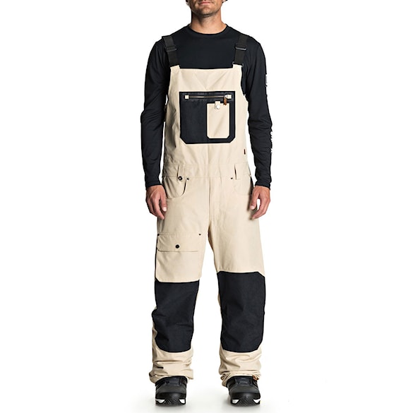 Spodnie snowboardowe Quiksilver Found Bib mojave desert 2019 - 1