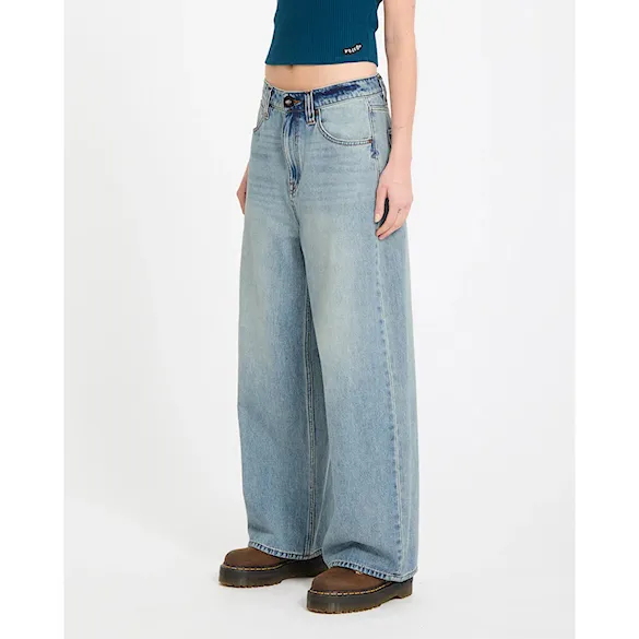 Pants Volcom Wms Beeggy Denim Pants dusty blue wash 2026 - 2
