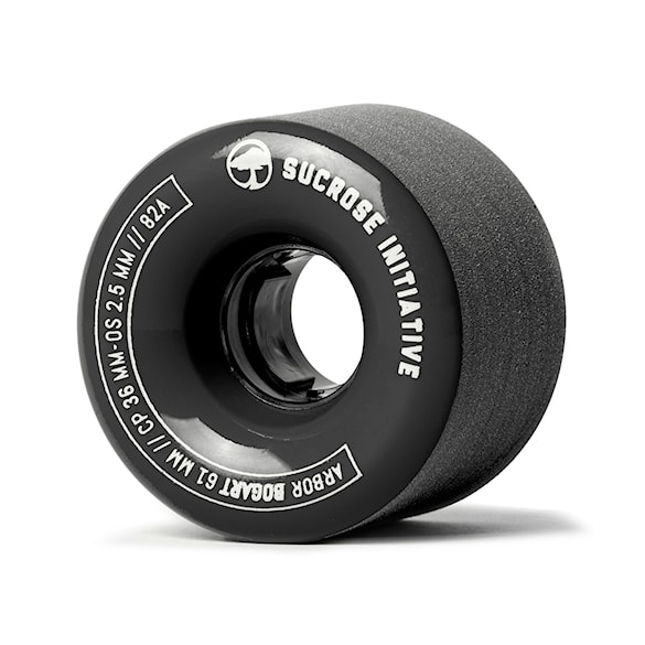 Longboard kolečka Arbor Bogart 61mm/82A black 2016 - 1