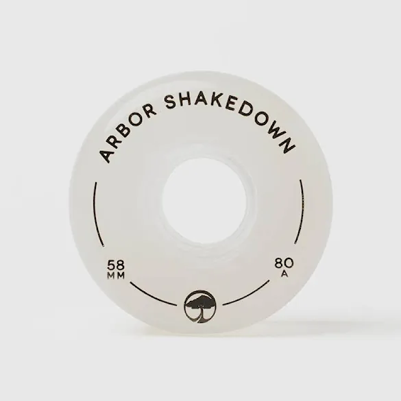 Longboard kolečka Arbor Shakedown ghost white - 2