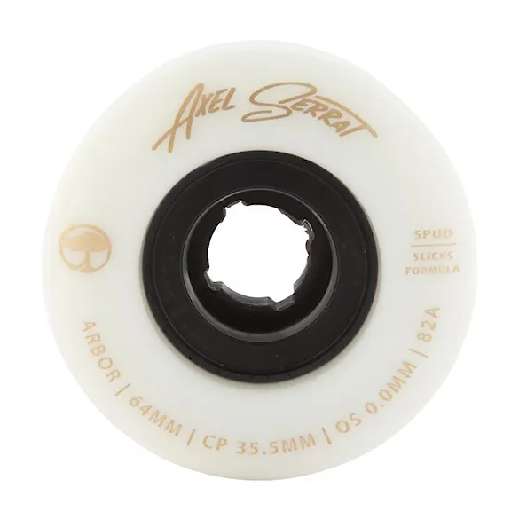 Longboard kółka Arbor Spud Axel Serrat white - 2