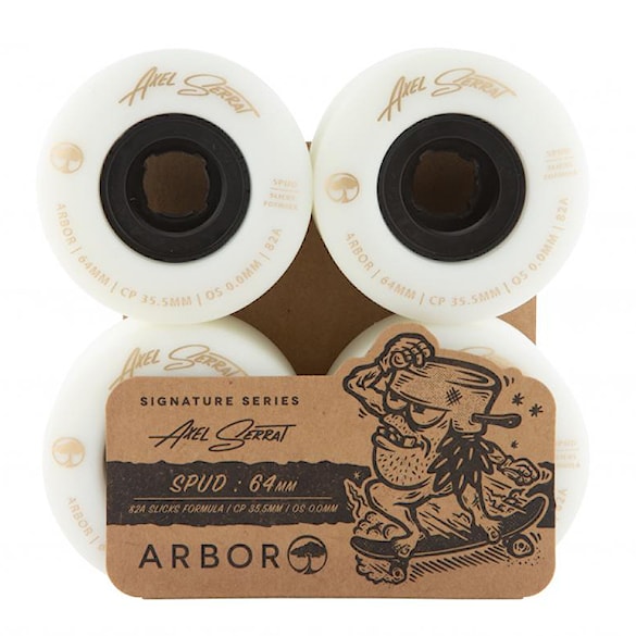 Longboard kółka Arbor Spud Axel Serrat white - 4