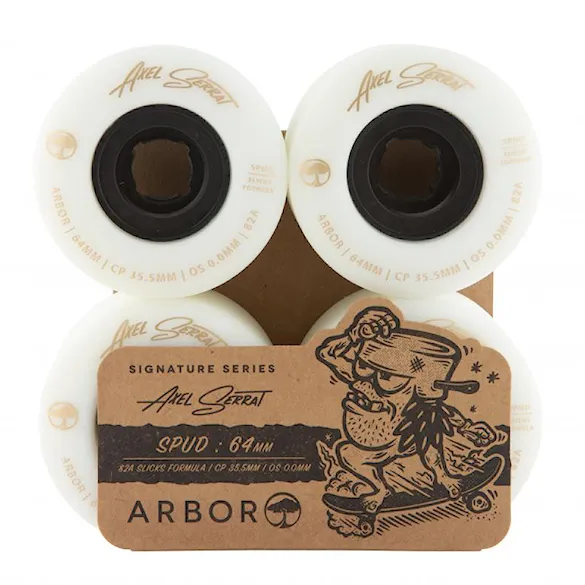 Longboard kółka Arbor Spud Axel Serrat white - 4