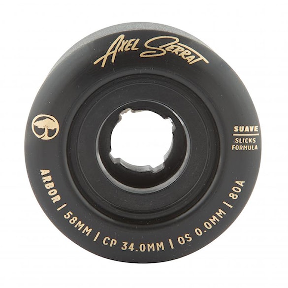 Longboard Wheels Arbor Suave Axel Serrat black - 2