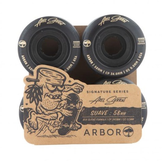 Longboard Wheels Arbor Suave Axel Serrat black - 4