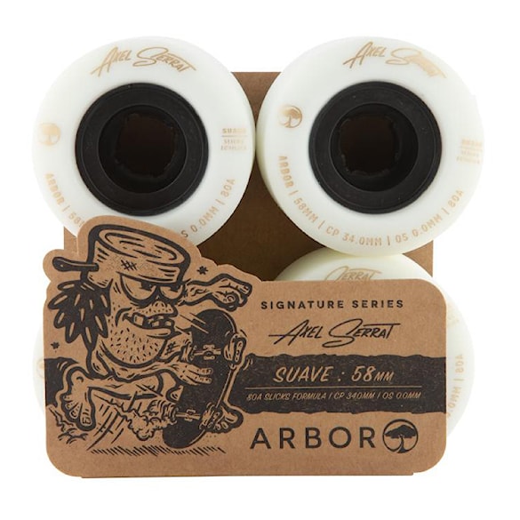 Longboard Wheels Arbor Suave Axel Serrat white - 4
