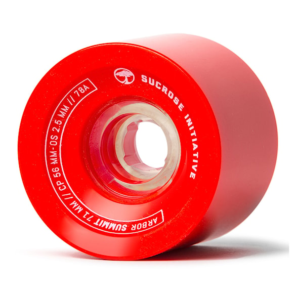 Longboard kolečka Arbor Summit red 2019 - 1