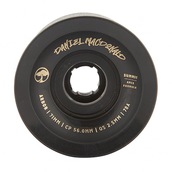 Longboard kolečka Arbor Summit Daniel Macdonald black - 2