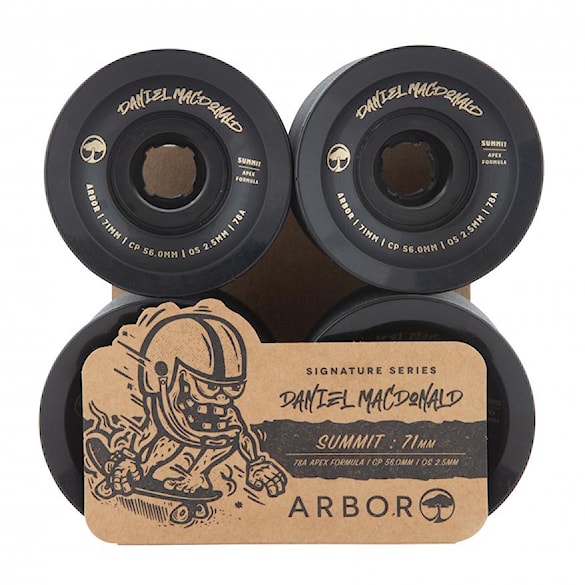 Longboard kolečka Arbor Summit Daniel Macdonald black - 4