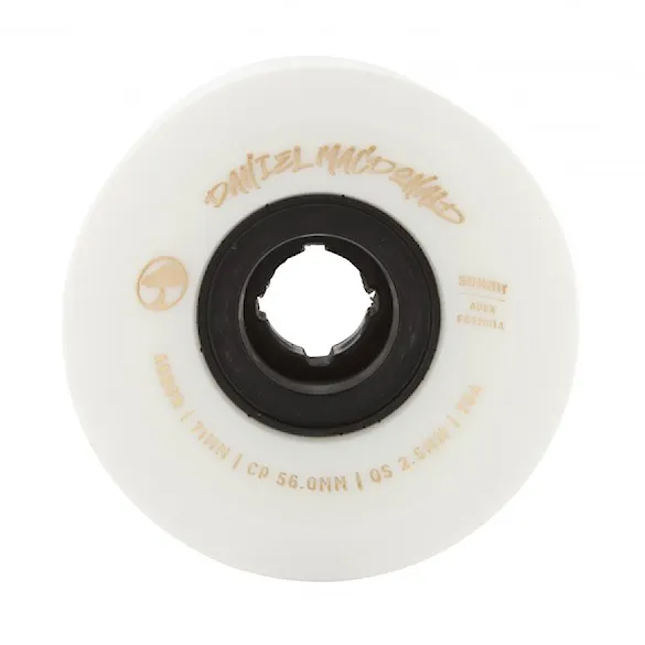 Longboard Wheels Arbor Summit Daniel Macdonald white - 2