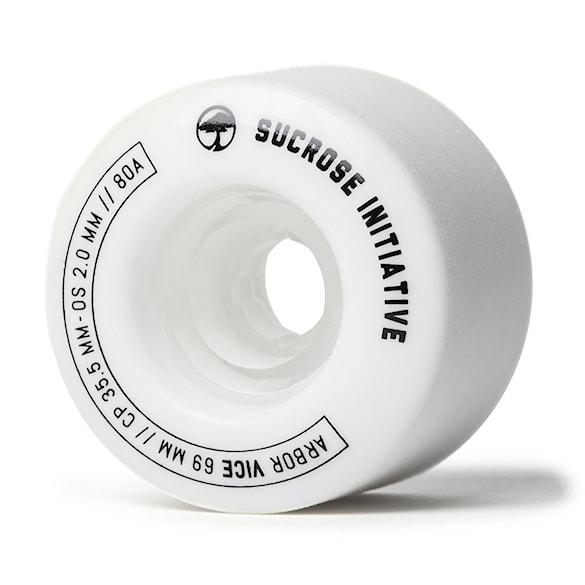 Longboard kolečka Arbor Vice white 2019 - 1