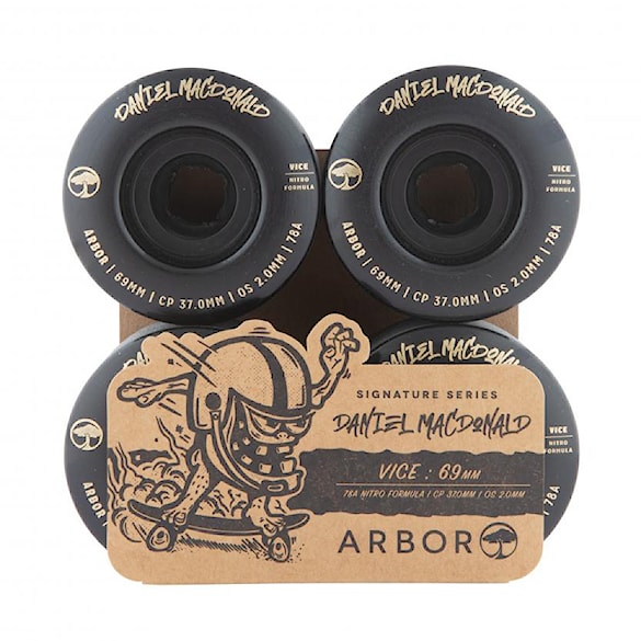 Longboard kolieska Arbor Vice Daniel Macdonald black - 4