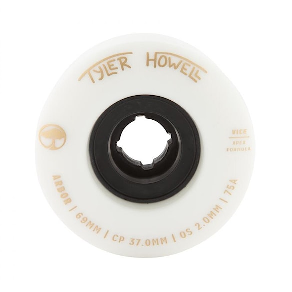 Longboard kółka Arbor Vice Tyler Howell white - 2