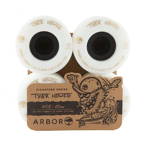 Longboard kółka Arbor Vice Tyler Howell white - 3
