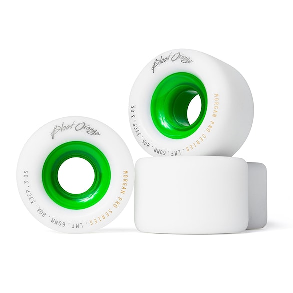 Longboard kolečka Blood Orange Liam Morgan Pro 60Mm/80A white/green - 1